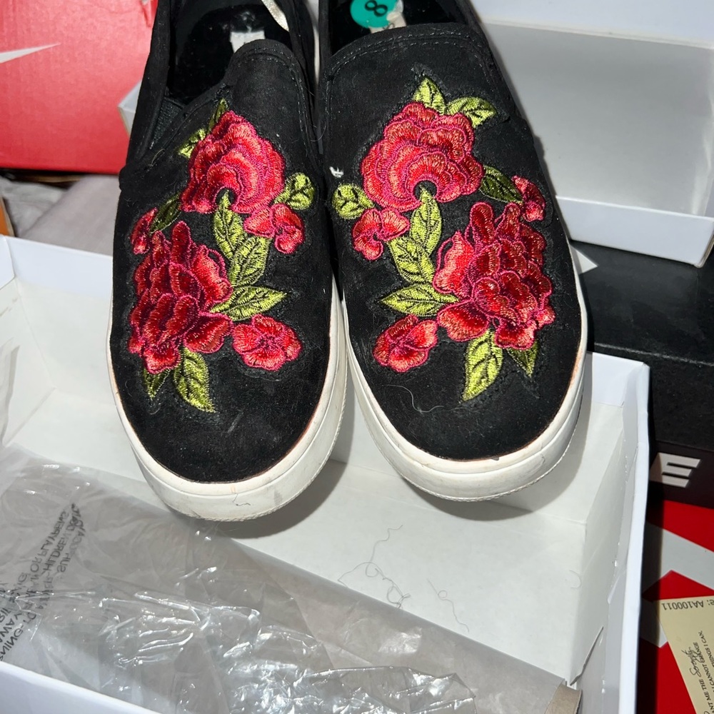 Black rose platform Steve Madden - Picture 2 of 3